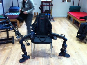 EXO having a rest whilst the client continues to exercise